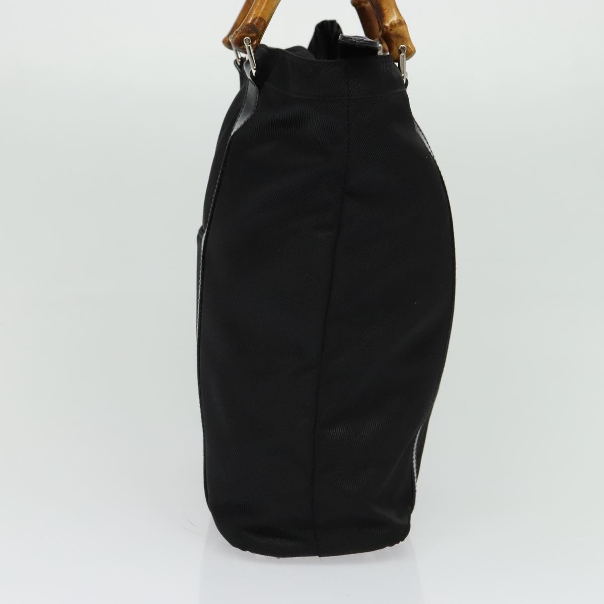 Gucci Vintage Bamboo Handle Tote Black Good condition - Inside View
