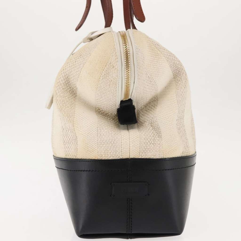 Fendi Pequin 2Bag Beige Canvas Good condition - Inside View