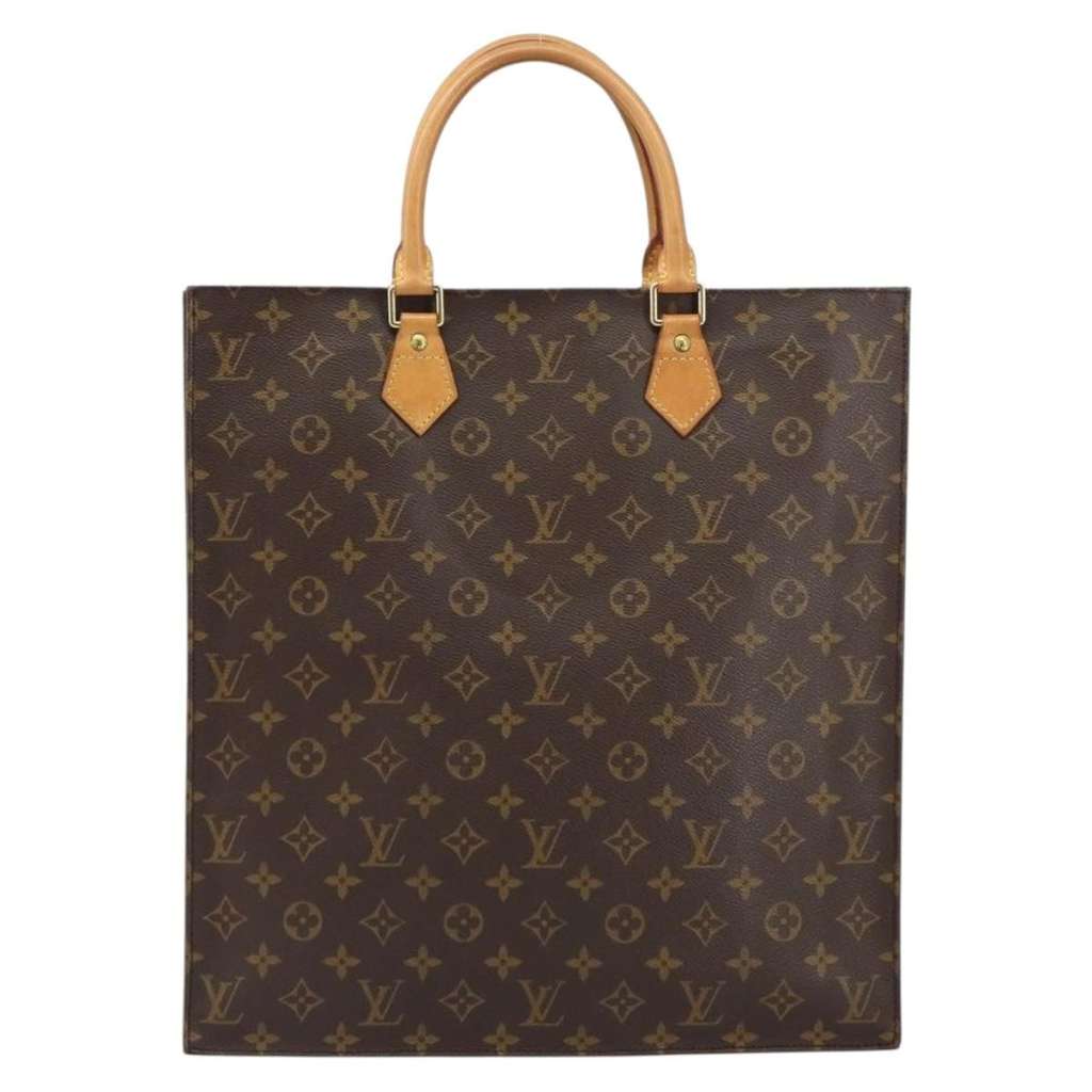 Louis Vuitton Vintage Sac Plat Bag Brown Canvas Good condition - Back View