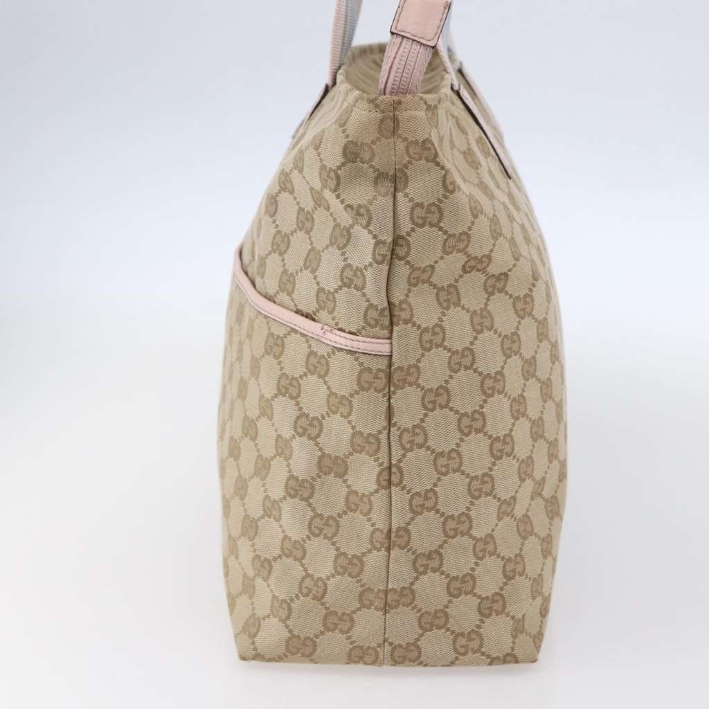 Gucci Diaper Web Strap Tote Beige Canvas Good condition - Inside View