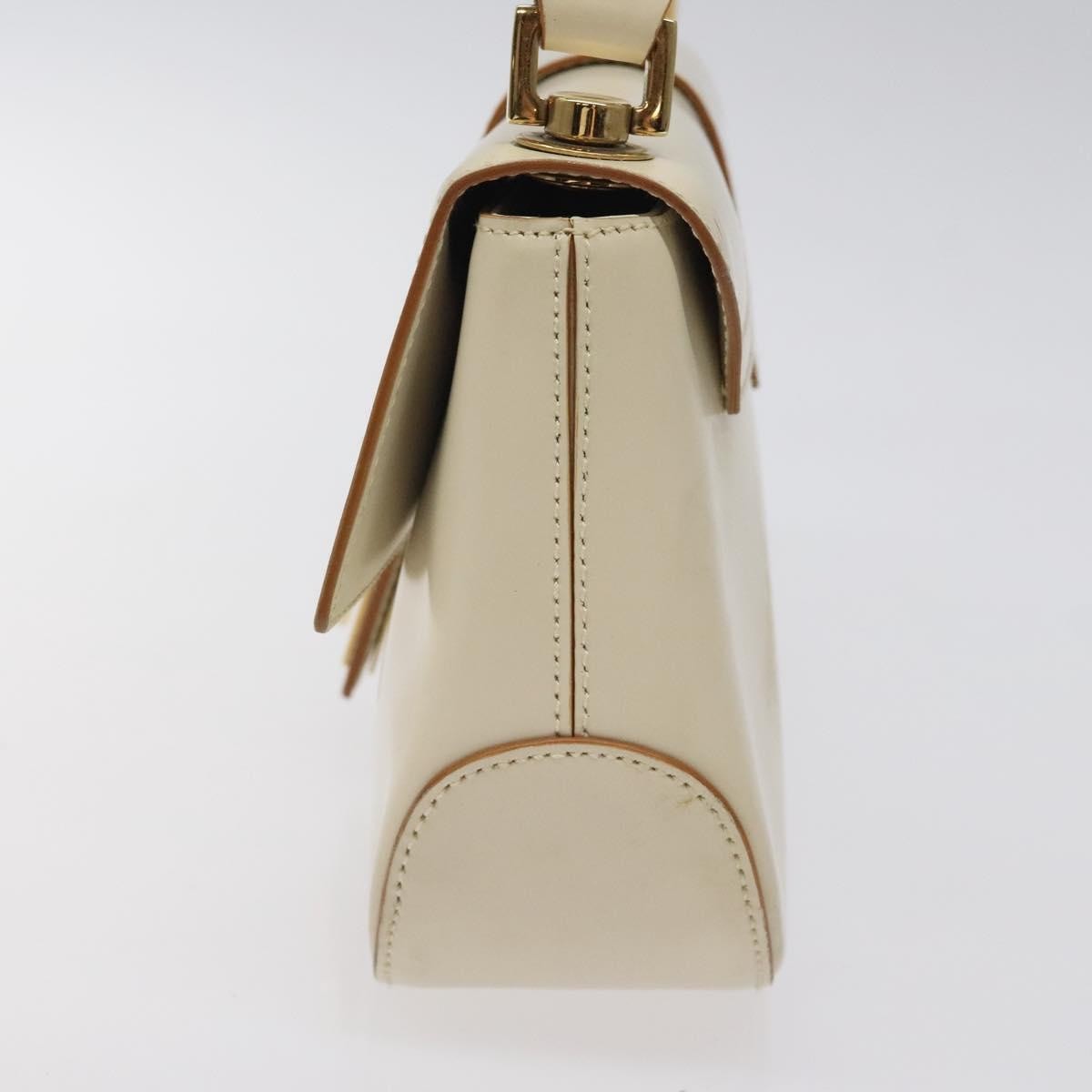 Salvatore Ferragamo Gancini handbag Beige Leather Good condition - Inside View