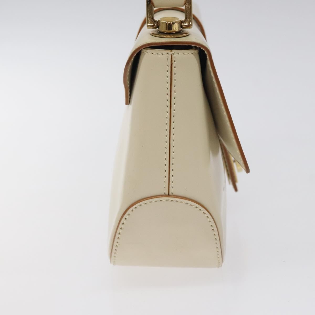 Salvatore Ferragamo Gancini handbag Beige Leather Good condition - Model View