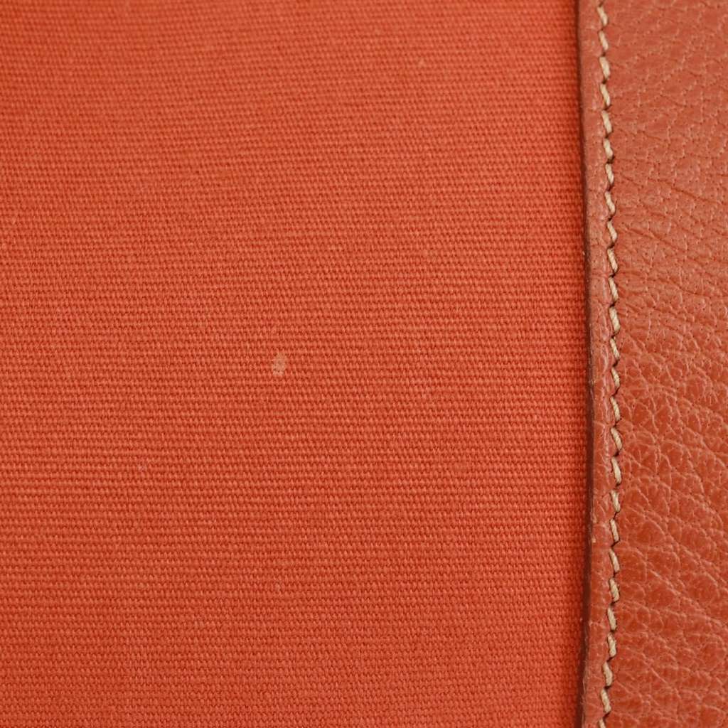 Hermès Garden Party Tote Orange Canvas Good condition - Back View