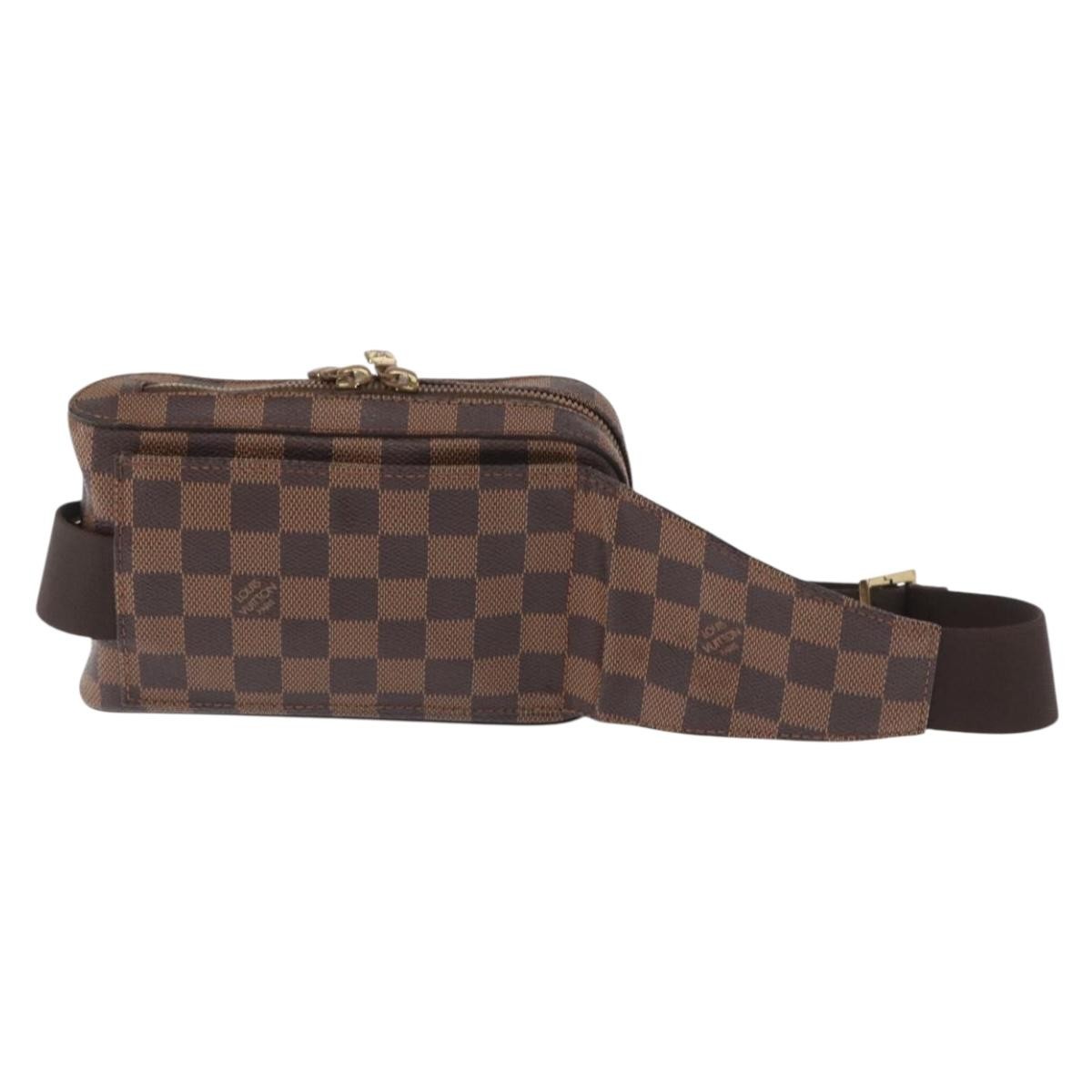Louis Vuitton Geronimos Waist Bag Brown Canvas Good condition - Back View