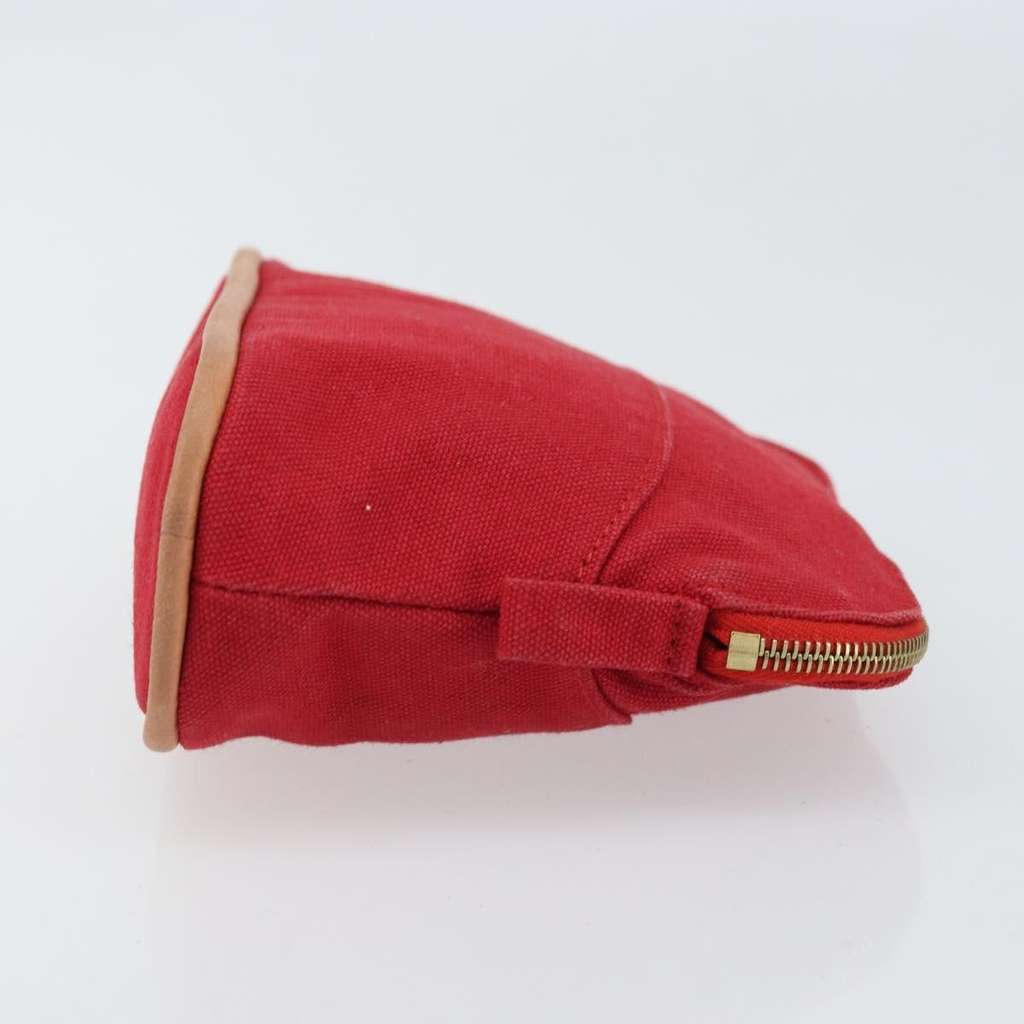 Hermès Bolide Travel Pouch Red Canvas Good condition - Inside View