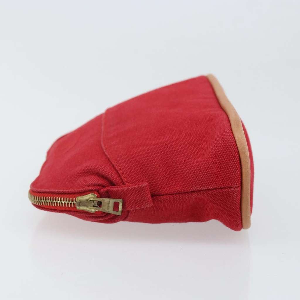 Hermès Bolide Travel Pouch Red Canvas Good condition - Model View