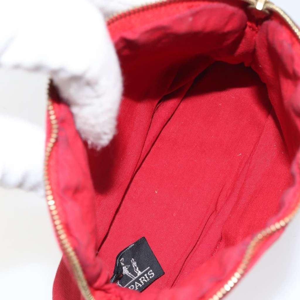 Hermès Bolide Travel Pouch Red Canvas Good condition - Box View
