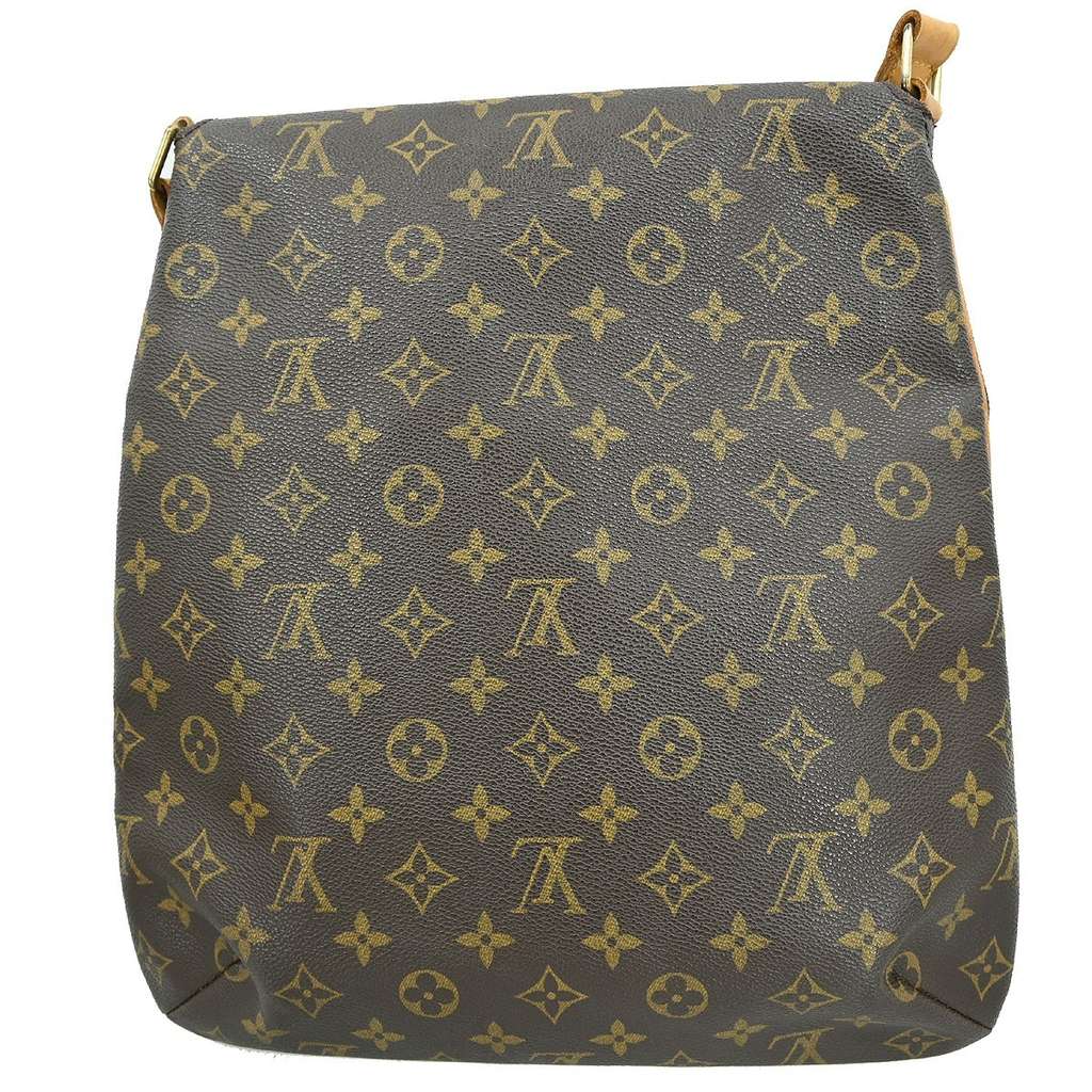 Louis Vuitton Musette Salsa Handbag Brown Canvas Good condition - Back View
