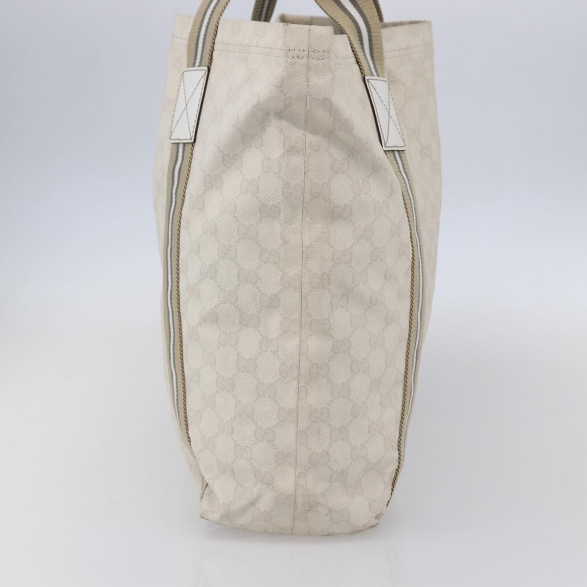 Gucci Original Web Tote Beige Canvas Good condition - Model View