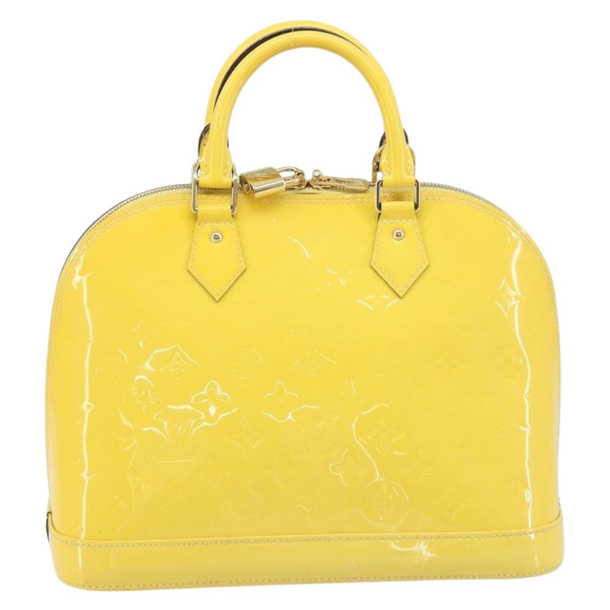 Louis Vuitton Alma Handbag Yellow Good condition - Back View