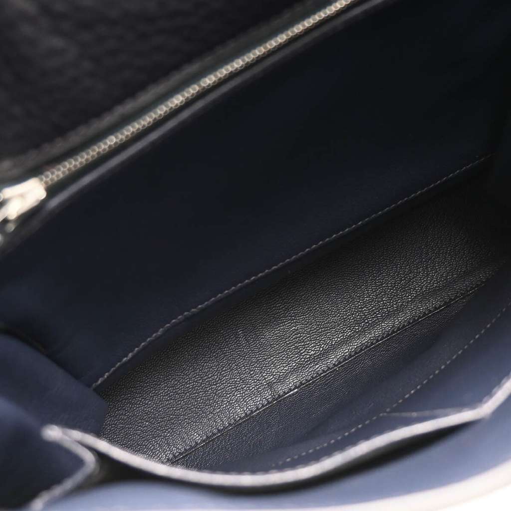 Hermès Kelly Ado Backpack Blue Leather Good condition - Inside View