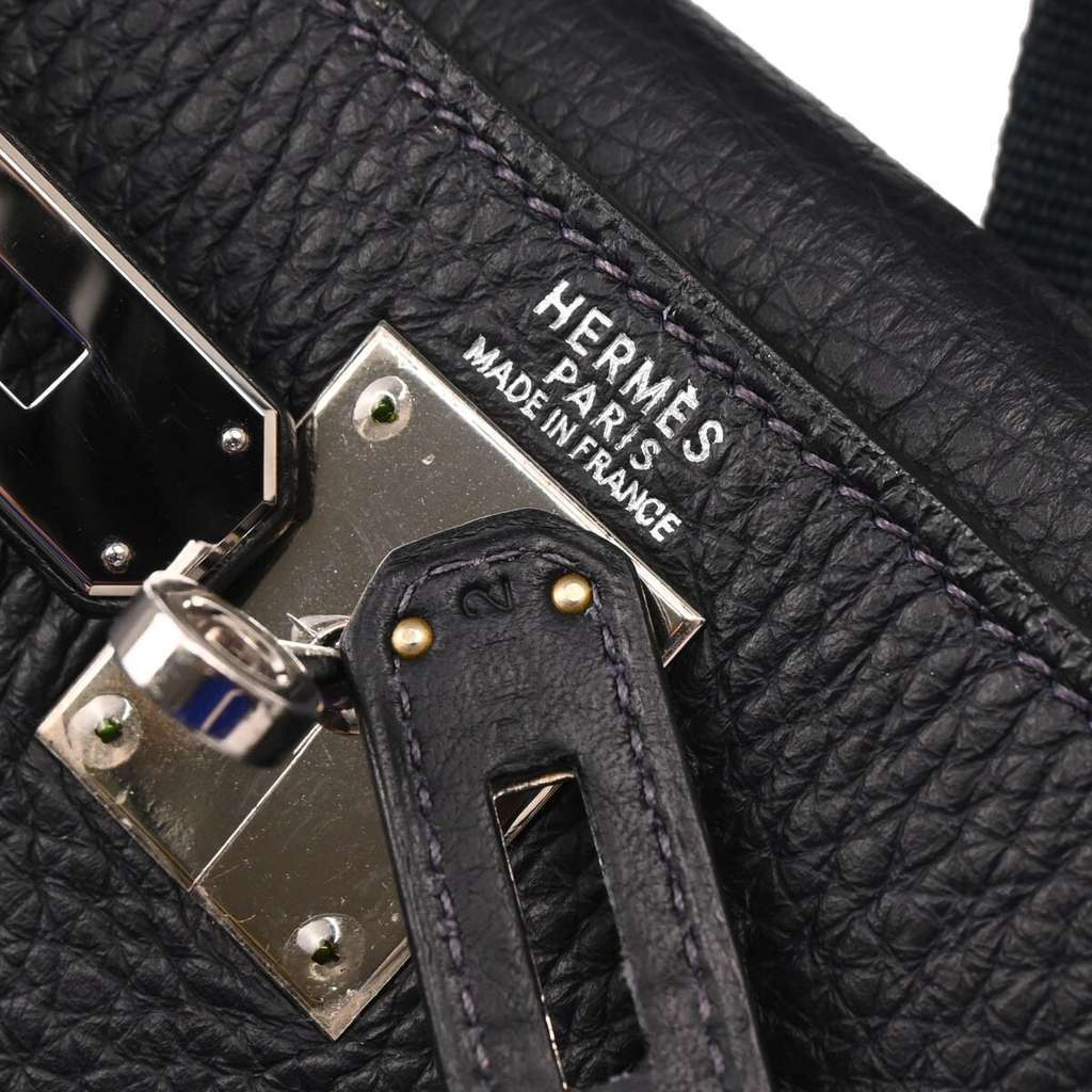 Hermès Kelly Ado Backpack Blue Leather Good condition - Model View