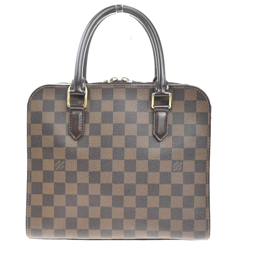 Louis Vuitton Triana Bag Brown Canvas Good condition - Back View