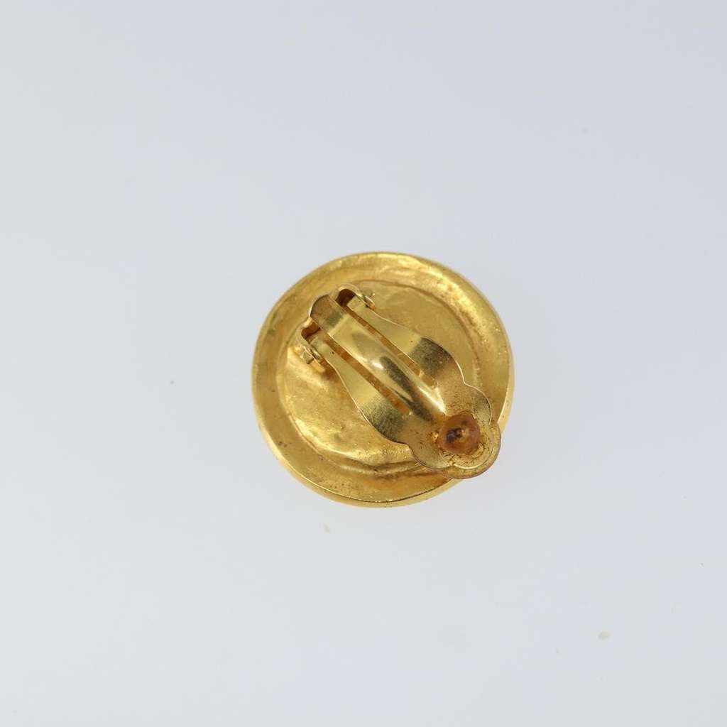 Chanel Vintage Earring Gold Metal Good condition - Box View