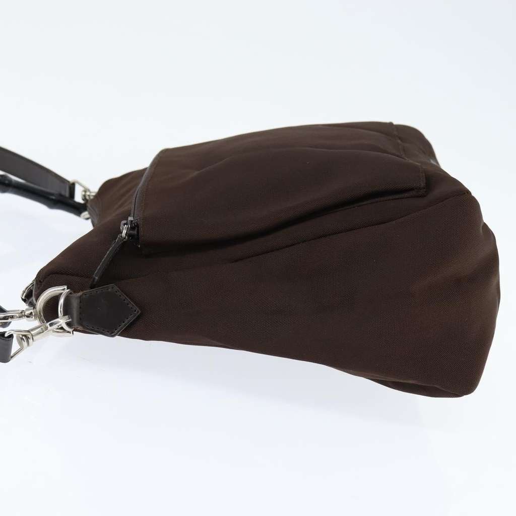 Gucci Vintage Bamboo Handle Bag Brown Good condition - Inside View