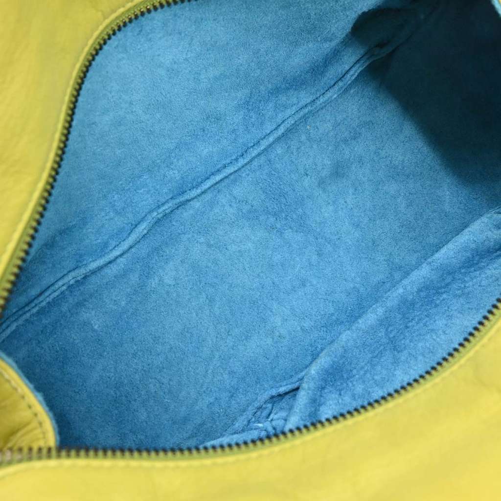 Bottega Veneta Intrecciato Shoulder bag Green Leather Good condition - Inside View