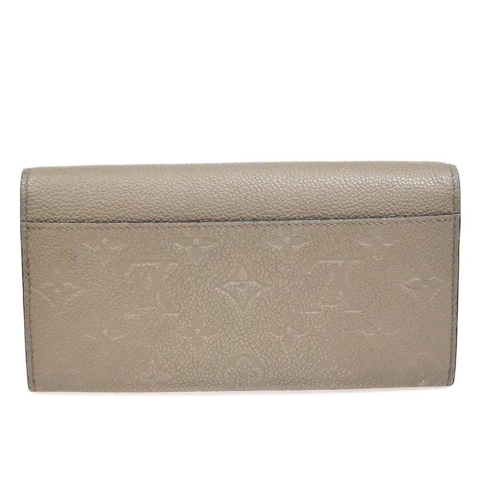 Louis Vuitton Sarah Wallet NM Beige Leather Good condition - Back View