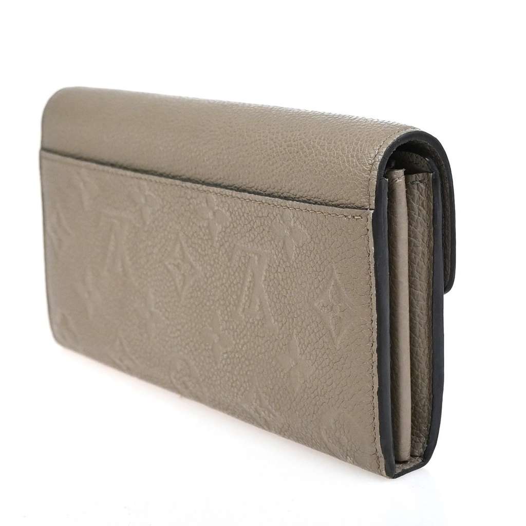 Louis Vuitton Sarah Wallet NM Beige Leather Good condition - Model View