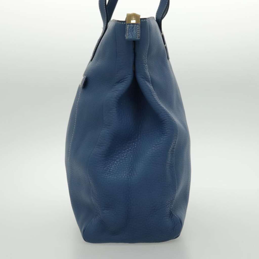 Prada Front Pocket Tote Blue Leather Good condition - Inside View