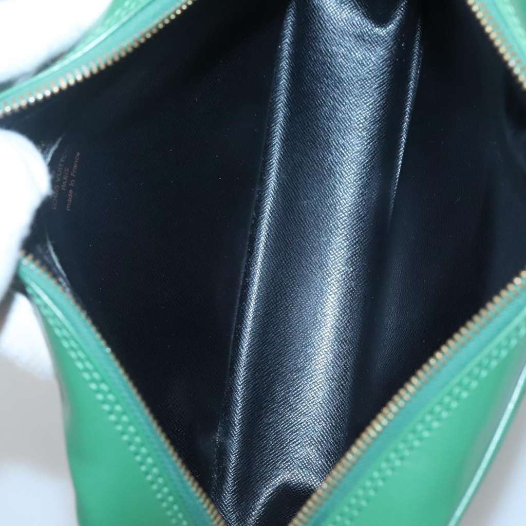 Louis Vuitton Trocadero Handbag Green Leather Fair condition - Box View