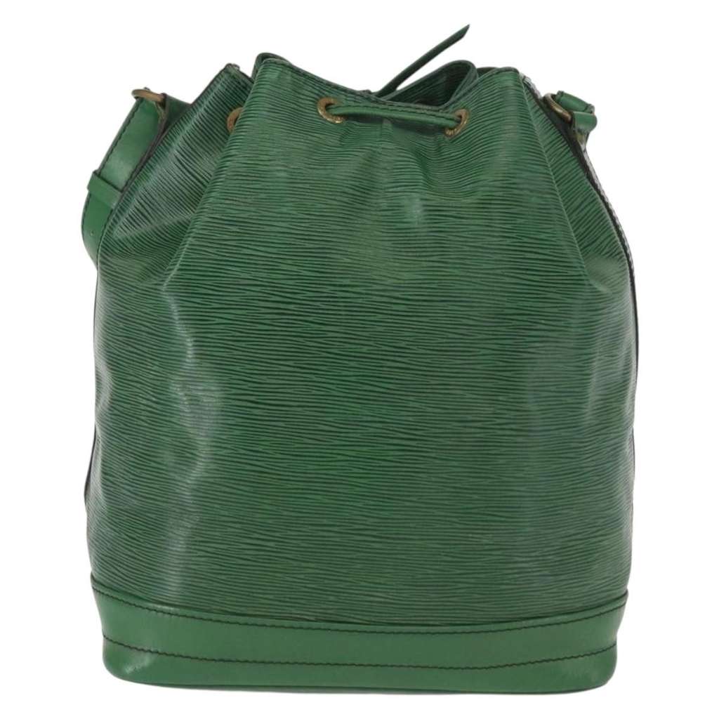 Louis Vuitton Noe Handbag Green Leather Good condition - Back View