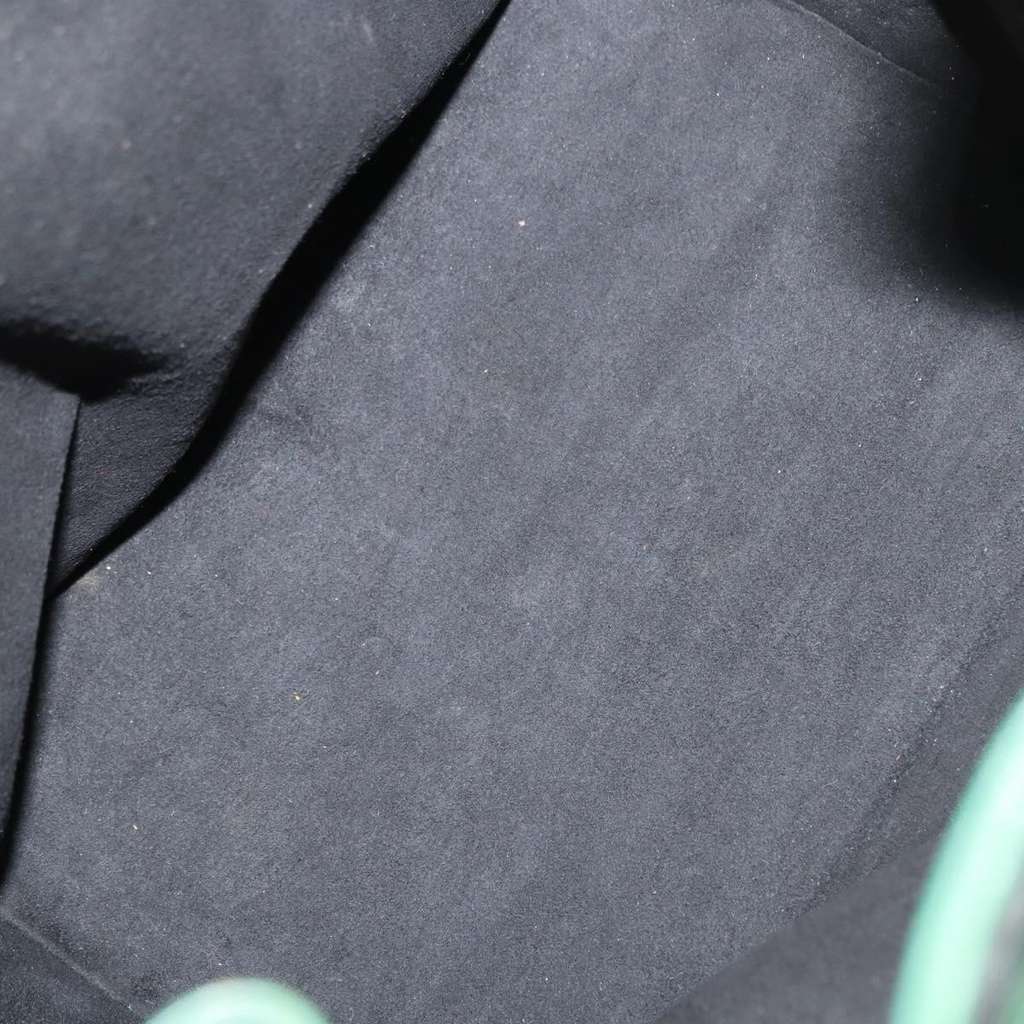 Louis Vuitton Noe Handbag Green Leather Good condition - Box View