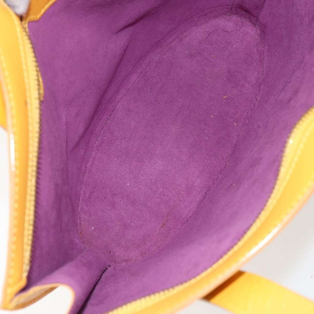 Louis Vuitton Saint Jacques Handbag Yellow Leather Good condition - Box View