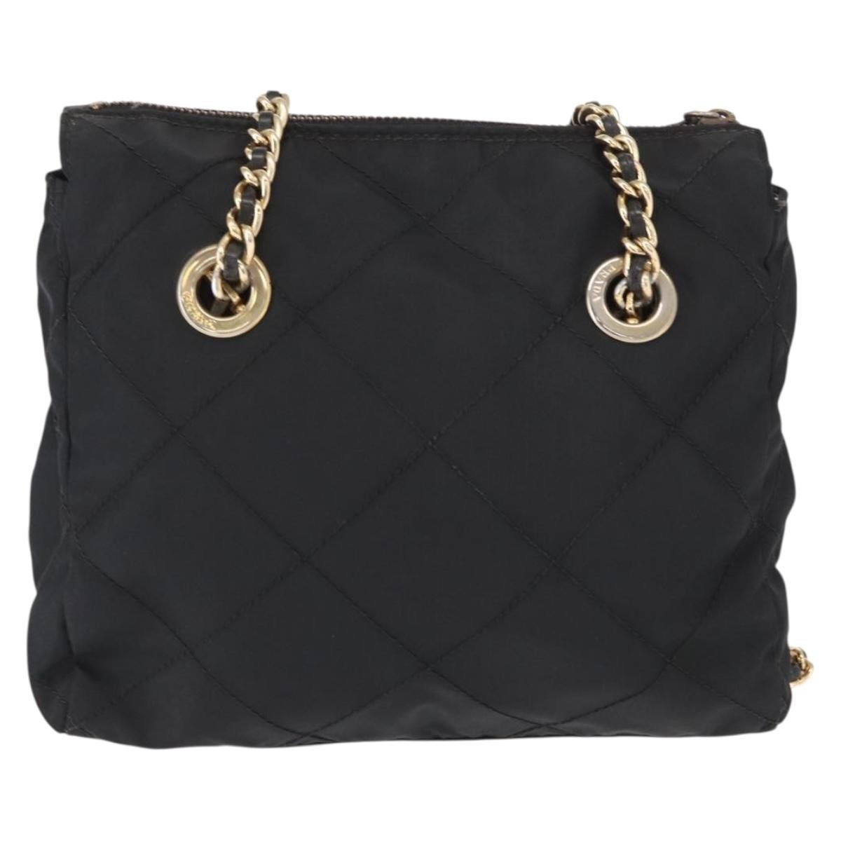 Prada Re-Edition 1995 Chain Tote Black Good condition - Back View