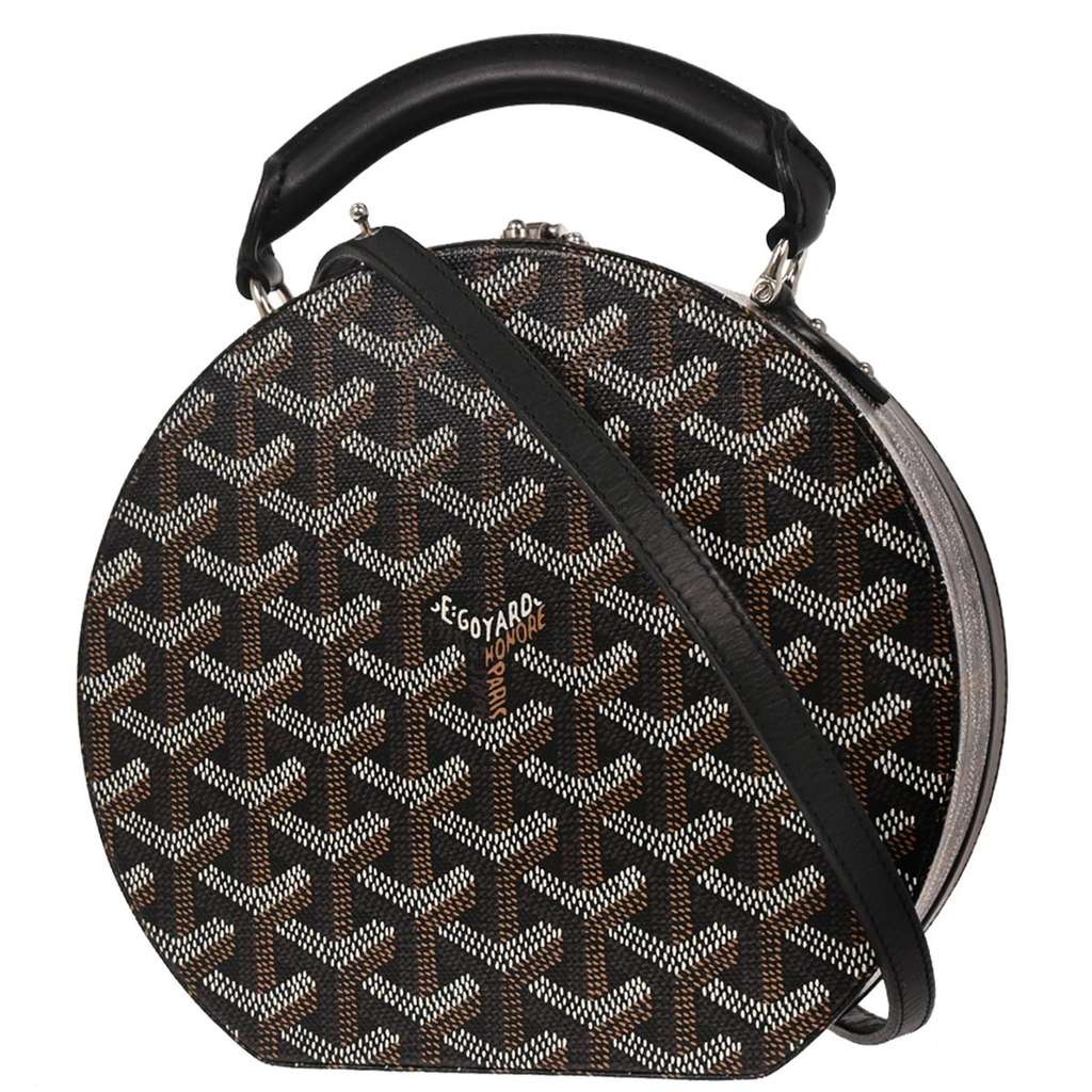 Goyard Alto Hatbox Bag Brown Canvas Good condition - Back View