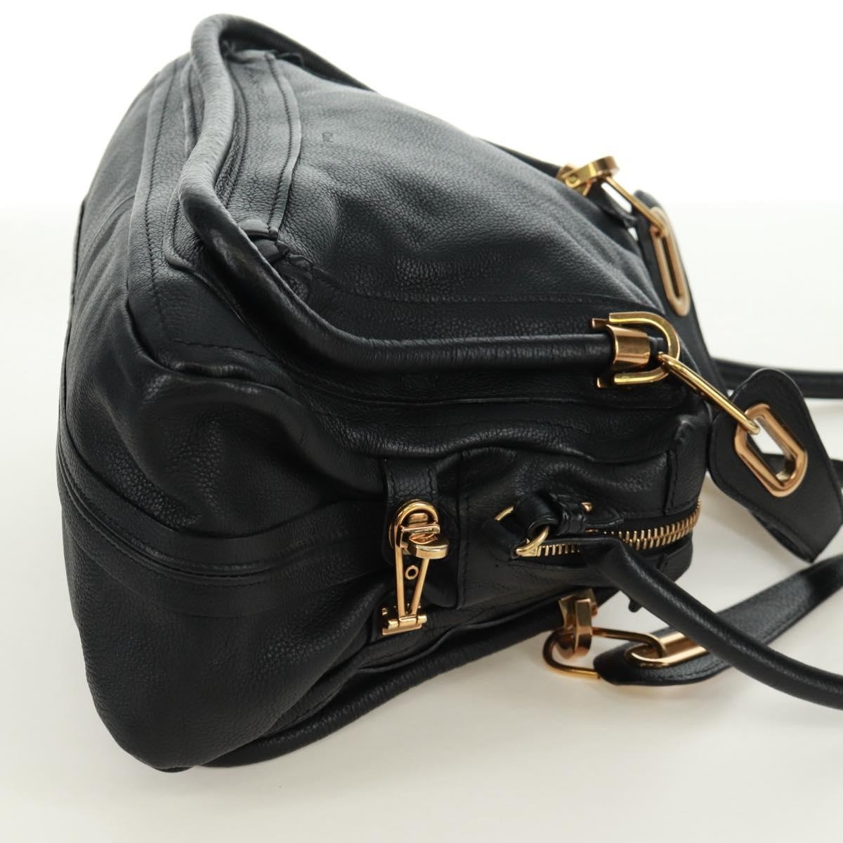Chloe Paraty Top Handle Bag Black Leather Good condition - Model View