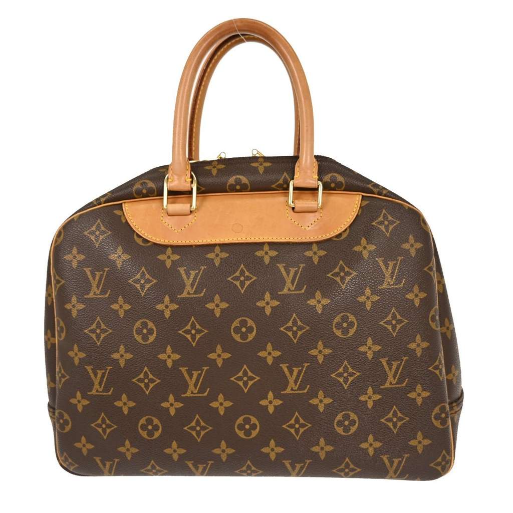 Louis Vuitton Deauville Handbag Brown Canvas Good condition - Back View