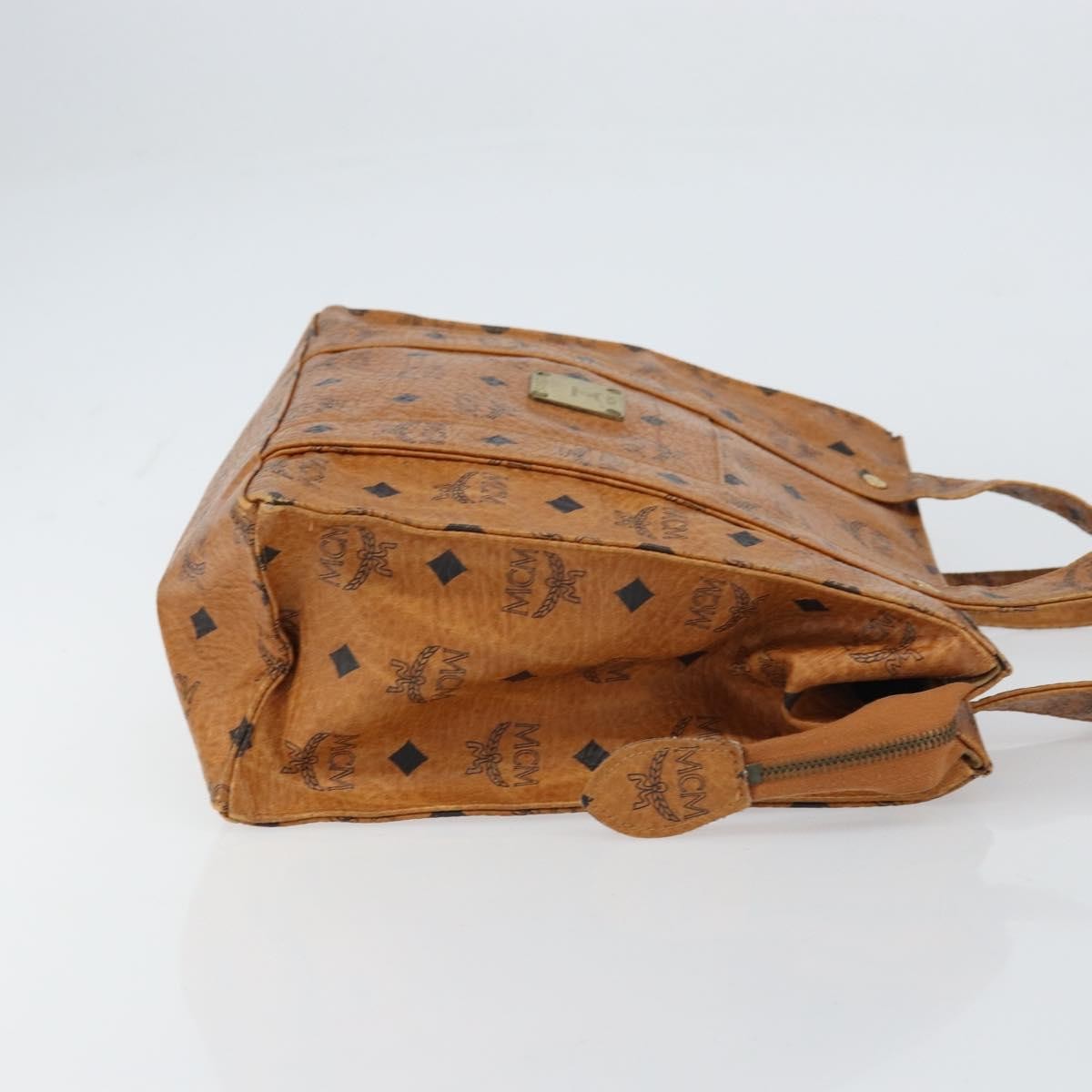 Mcm Vintage Visetos Tote bag Brown Canvas Good condition - Inside View