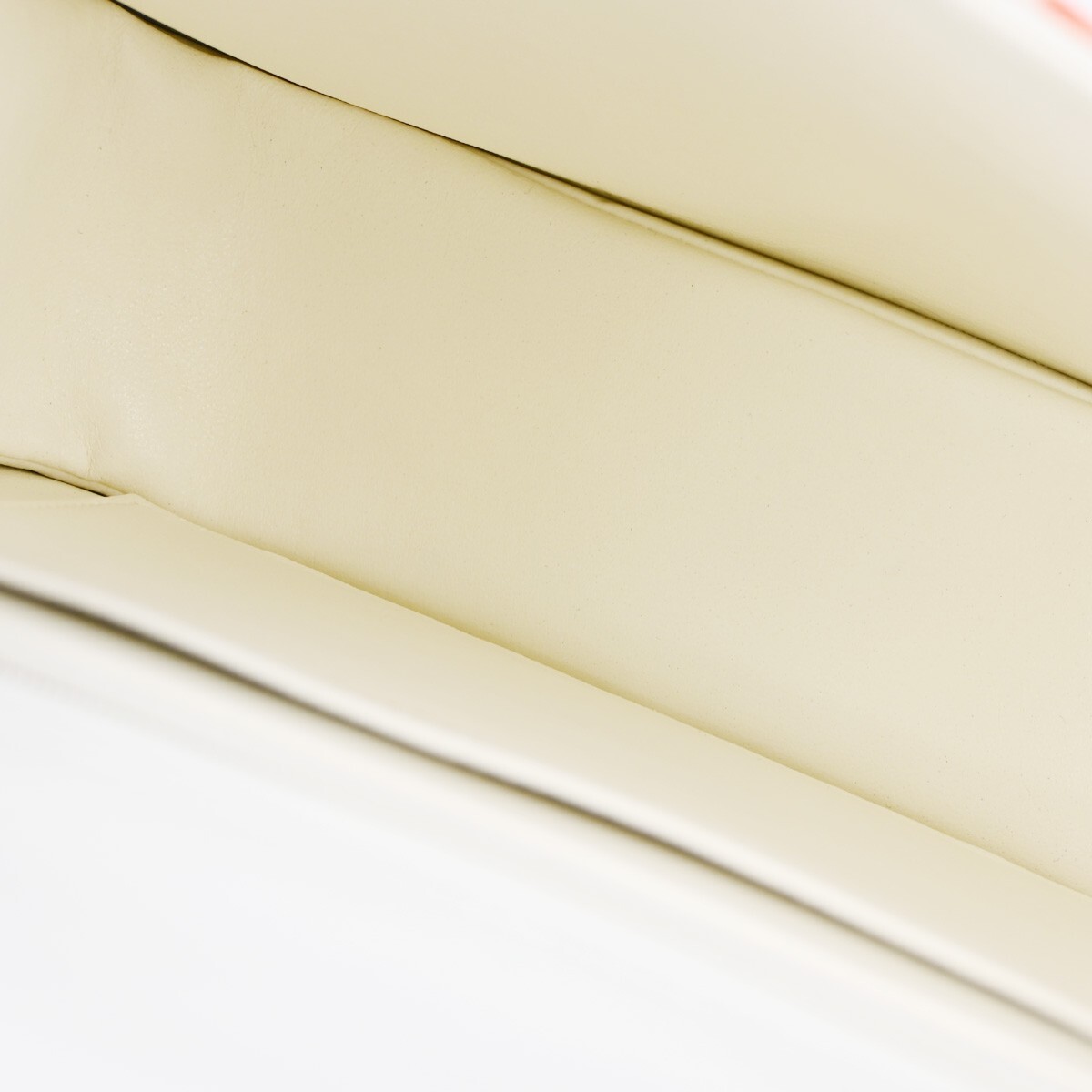 Chanel Vintage Chocolate Bar CC Flap Bag Orange Tweed Very good condition - Inside View