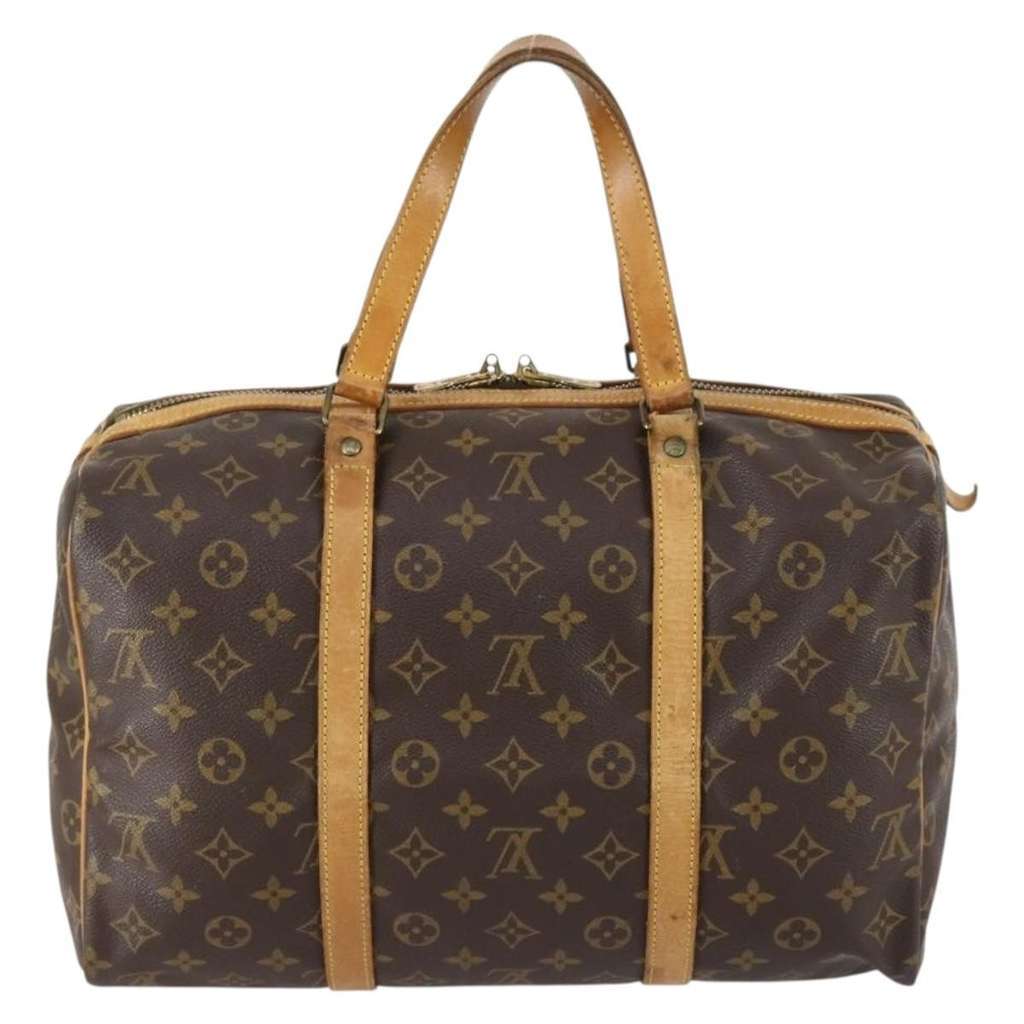 Louis Vuitton Sac Souple Handbag Brown Canvas Good condition - Back View