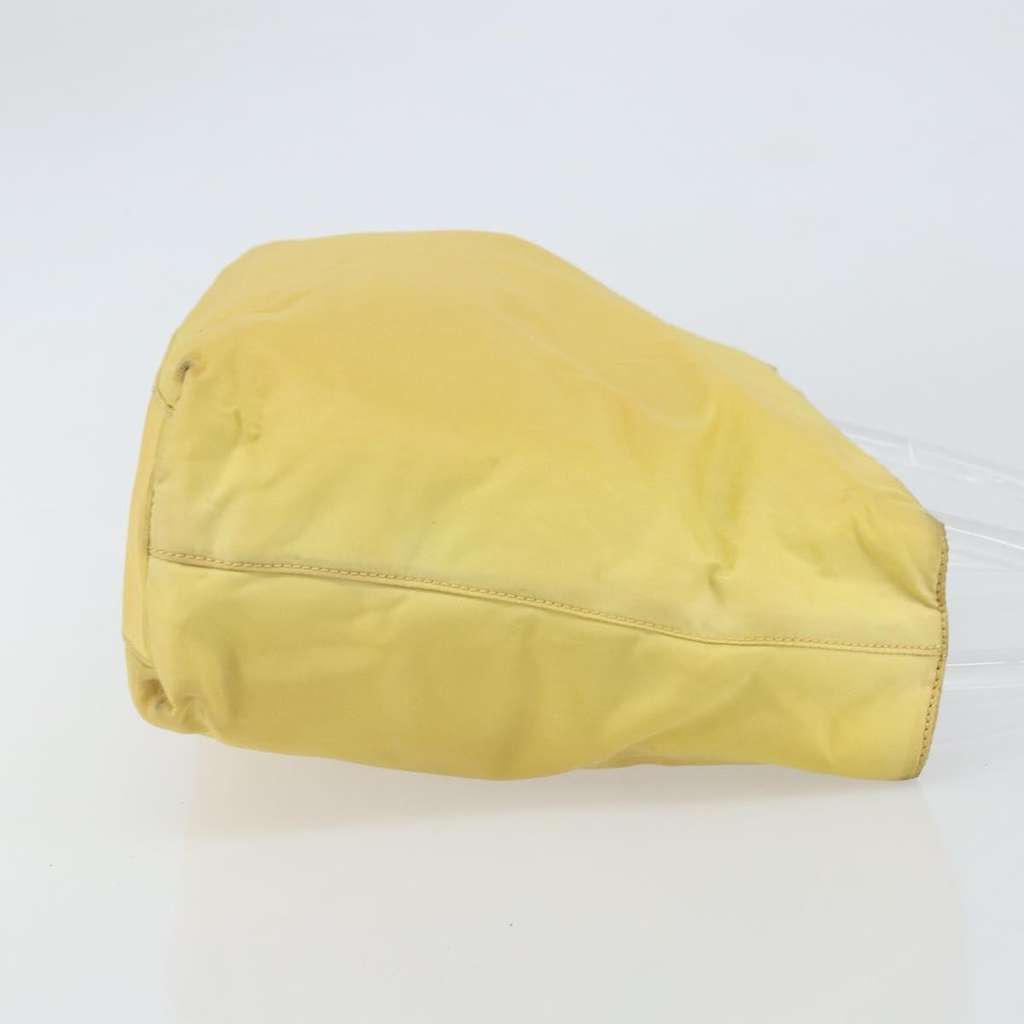 Prada Resin Handle Tote Yellow Fair condition - Inside View