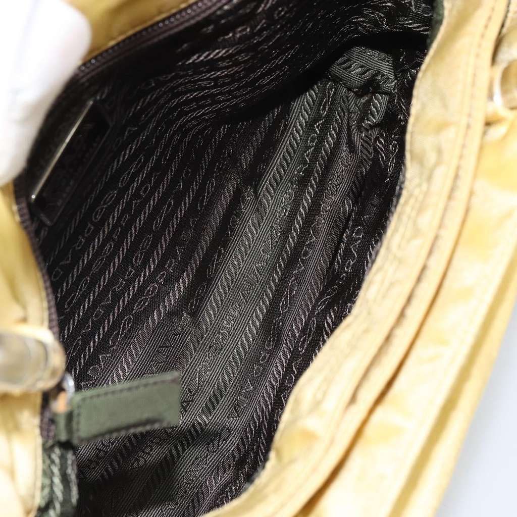 Prada Resin Handle Tote Yellow Fair condition - Box View