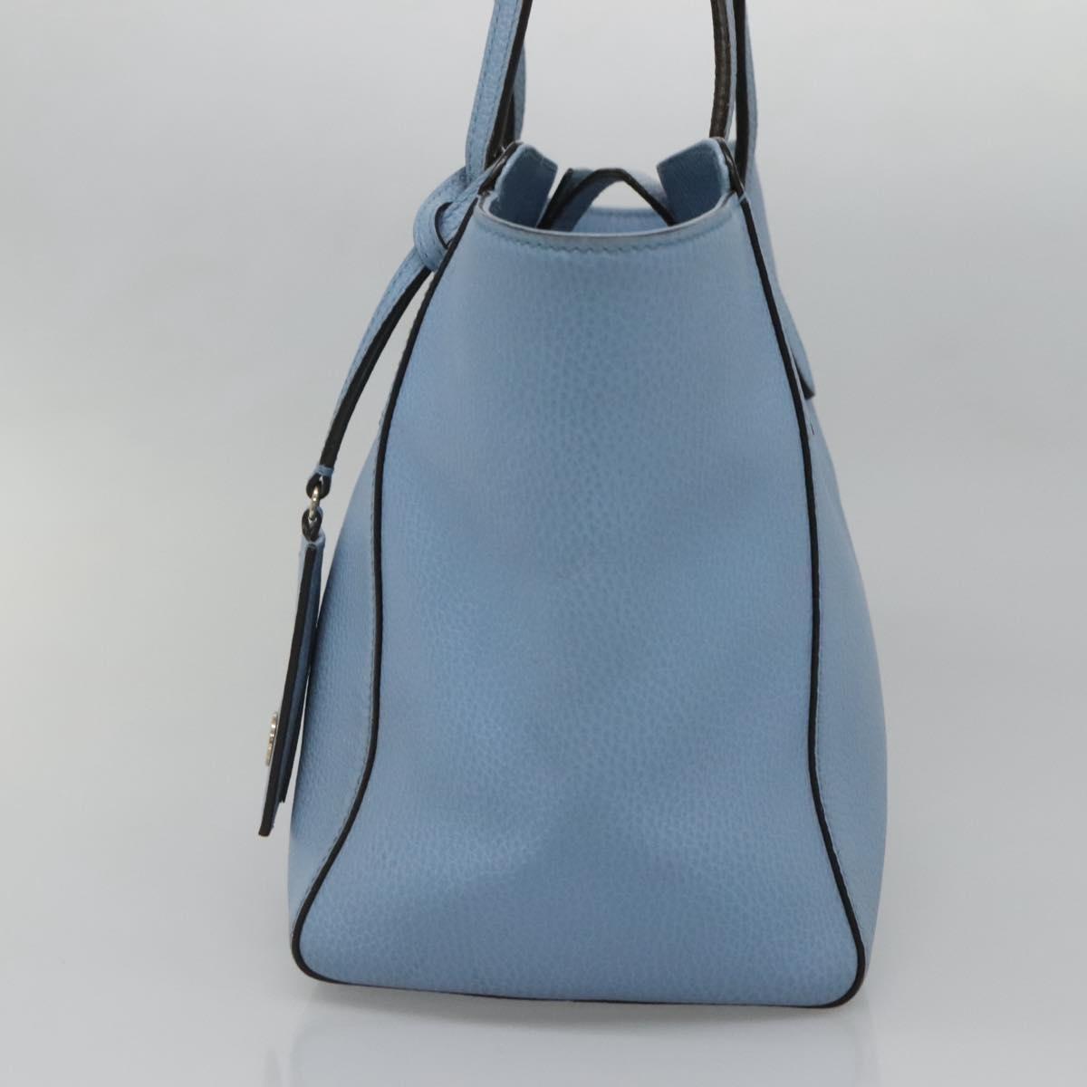 Gucci Swing Tote Blue Leather Good condition - Model View