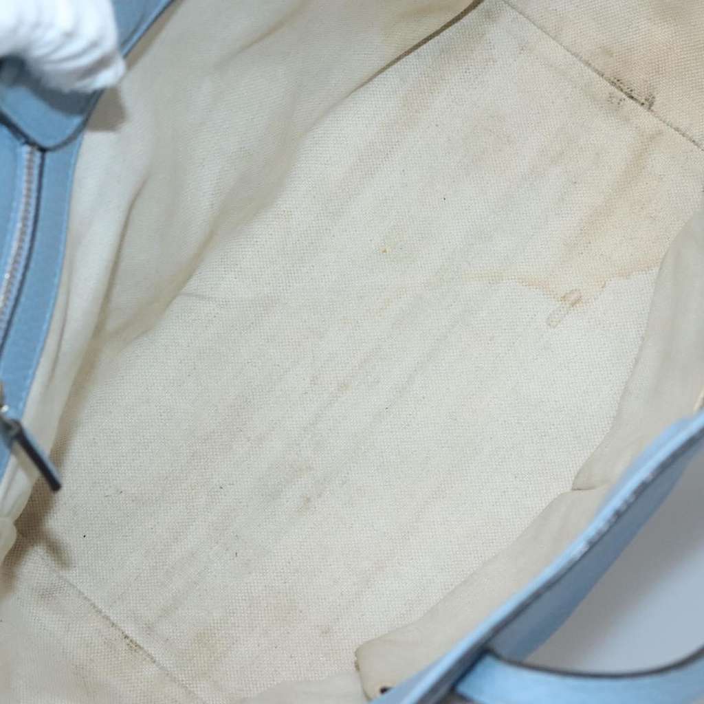 Gucci Swing Tote Blue Leather Good condition - Box View