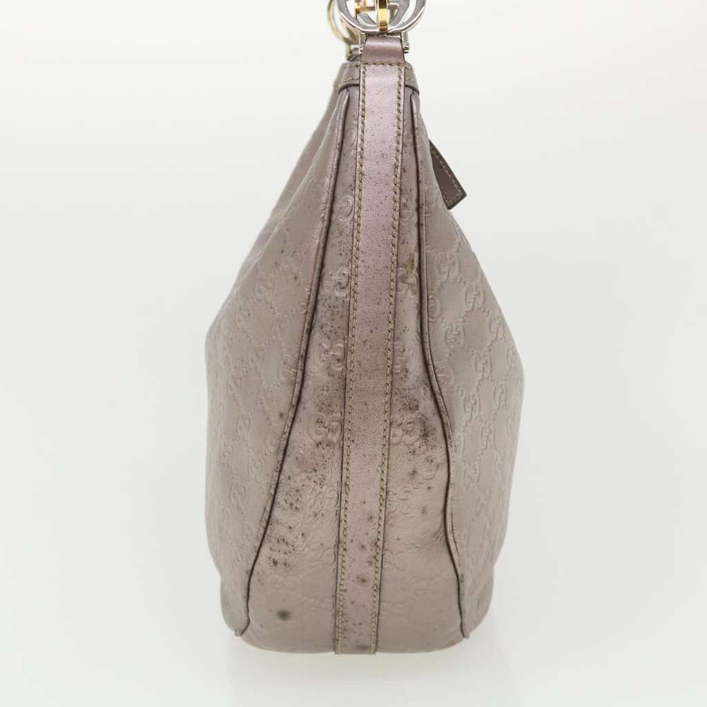 Gucci Hobo Purple Leather Good condition - Model View