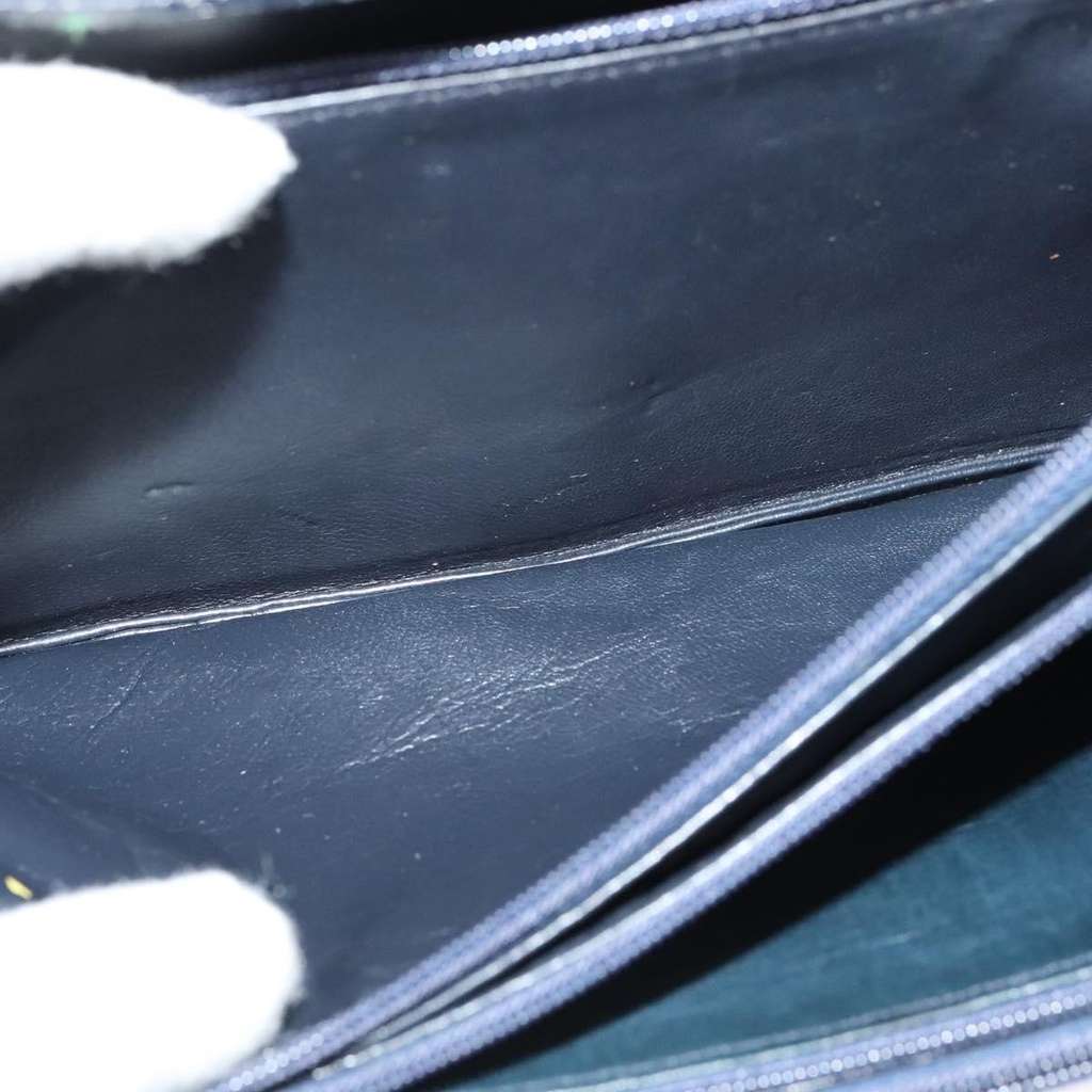 Celine Shoulder Bag Navy Leather Good condition - Box View