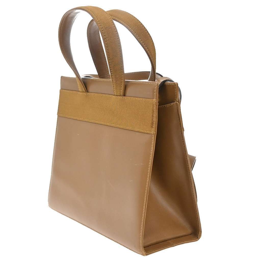 Salvatore Ferragamo Convertible Vara Bow Tote Brown Leather Good condition - Model View