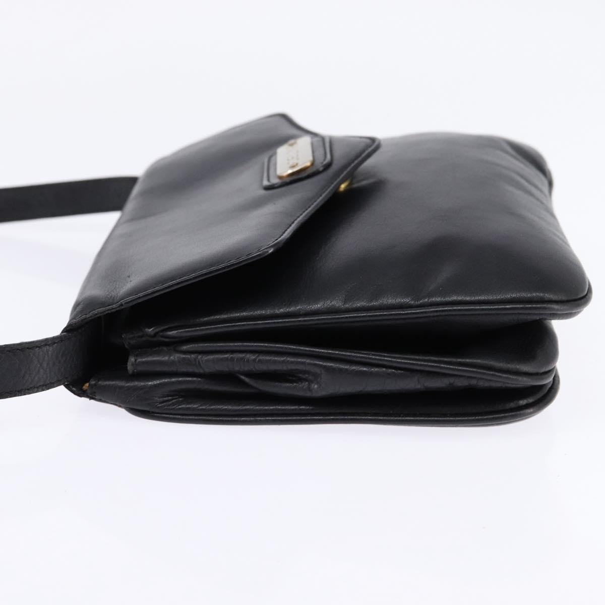 Celine Shoulder Bag Black Leather Good condition - Inside View