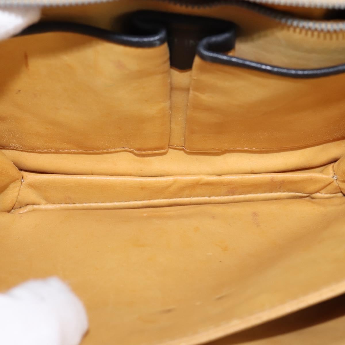 Celine Shoulder Bag Black Leather Good condition - Box View