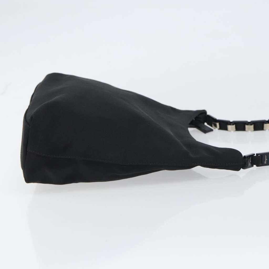 Salvatore Ferragamo Vala Shoulder Bag Black Good condition - Inside View