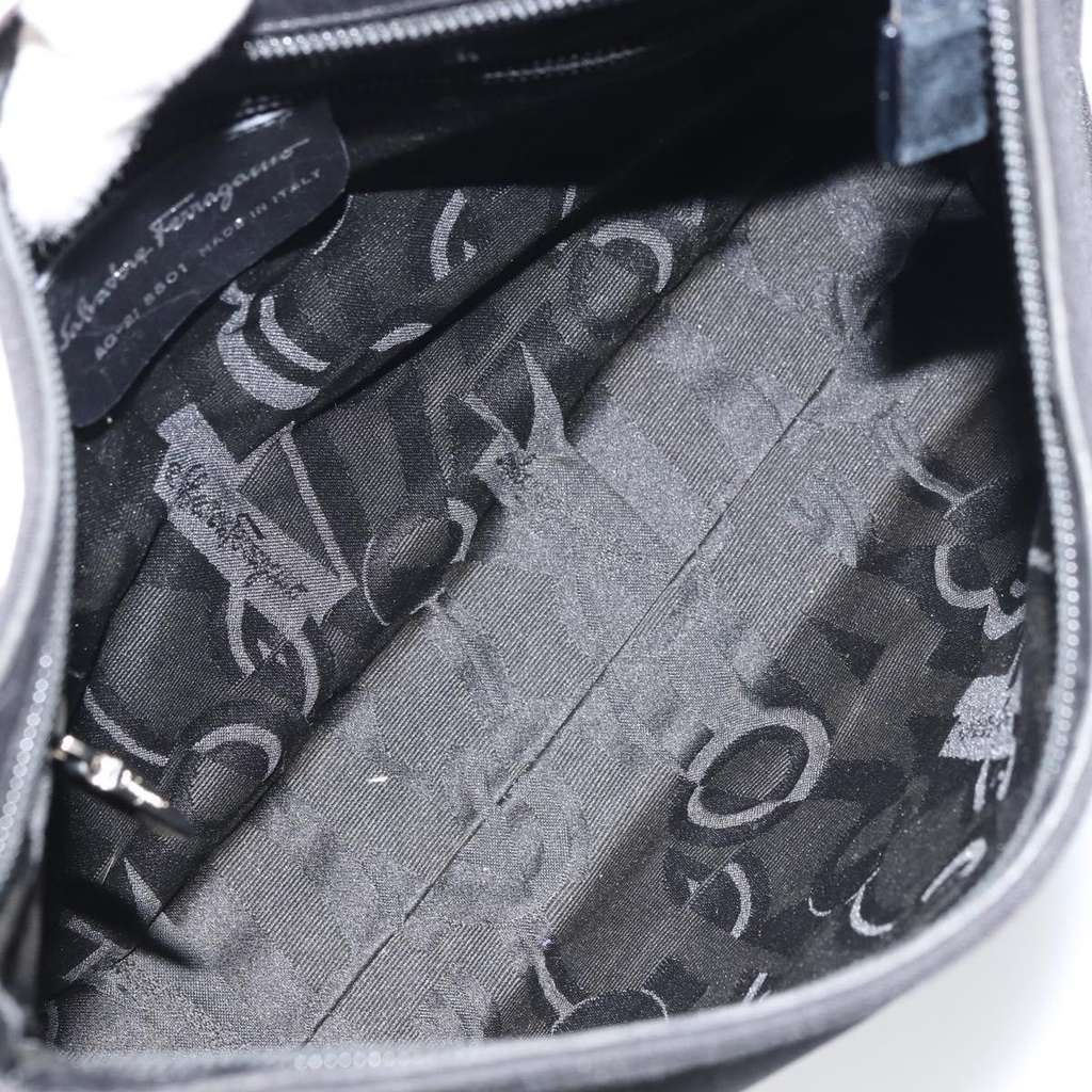 Salvatore Ferragamo Vala Shoulder Bag Black Good condition - Box View