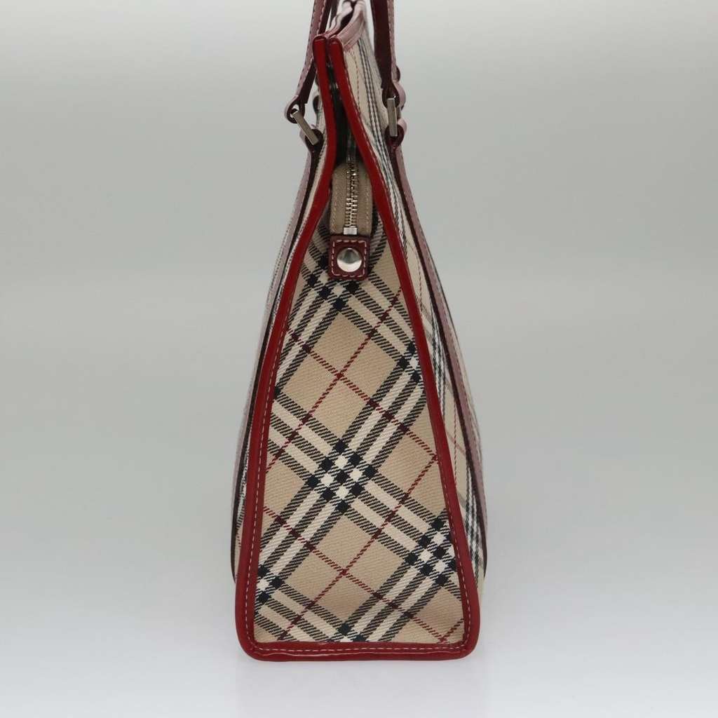 Burberry Nova Check Tote Beige Canvas Good condition - Model View