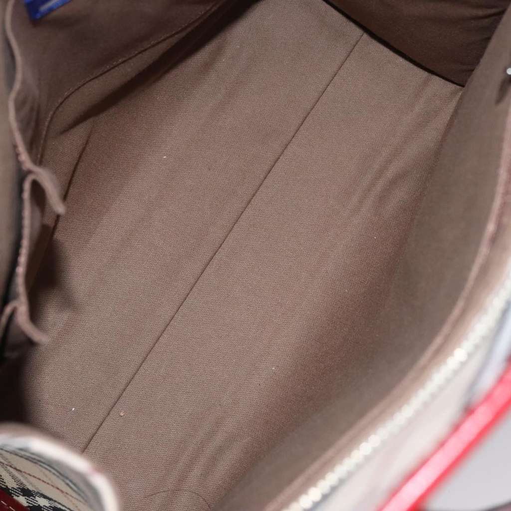 Burberry Nova Check Tote Beige Canvas Good condition - Box View