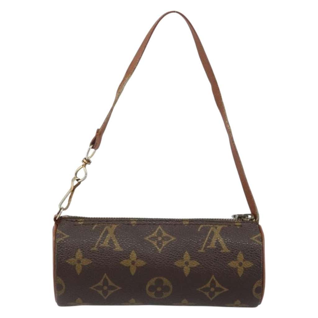 Louis Vuitton Papillon Pochette Brown Canvas Fair condition - Back View