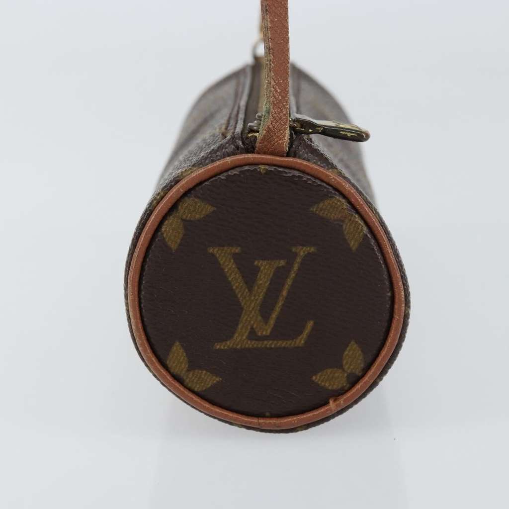 Louis Vuitton Papillon Pochette Brown Canvas Fair condition - Model View