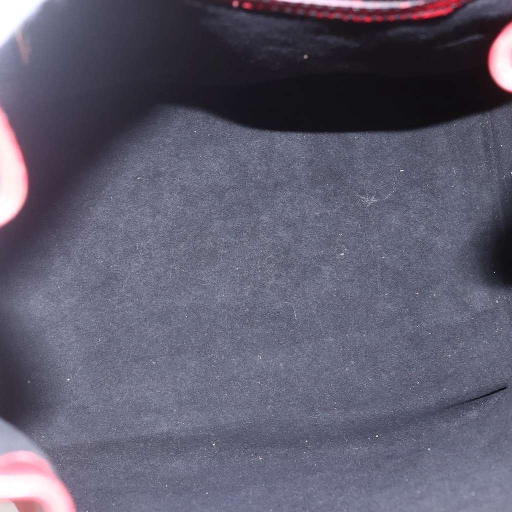 Louis Vuitton Noe Handbag Red Leather Fair condition - Box View